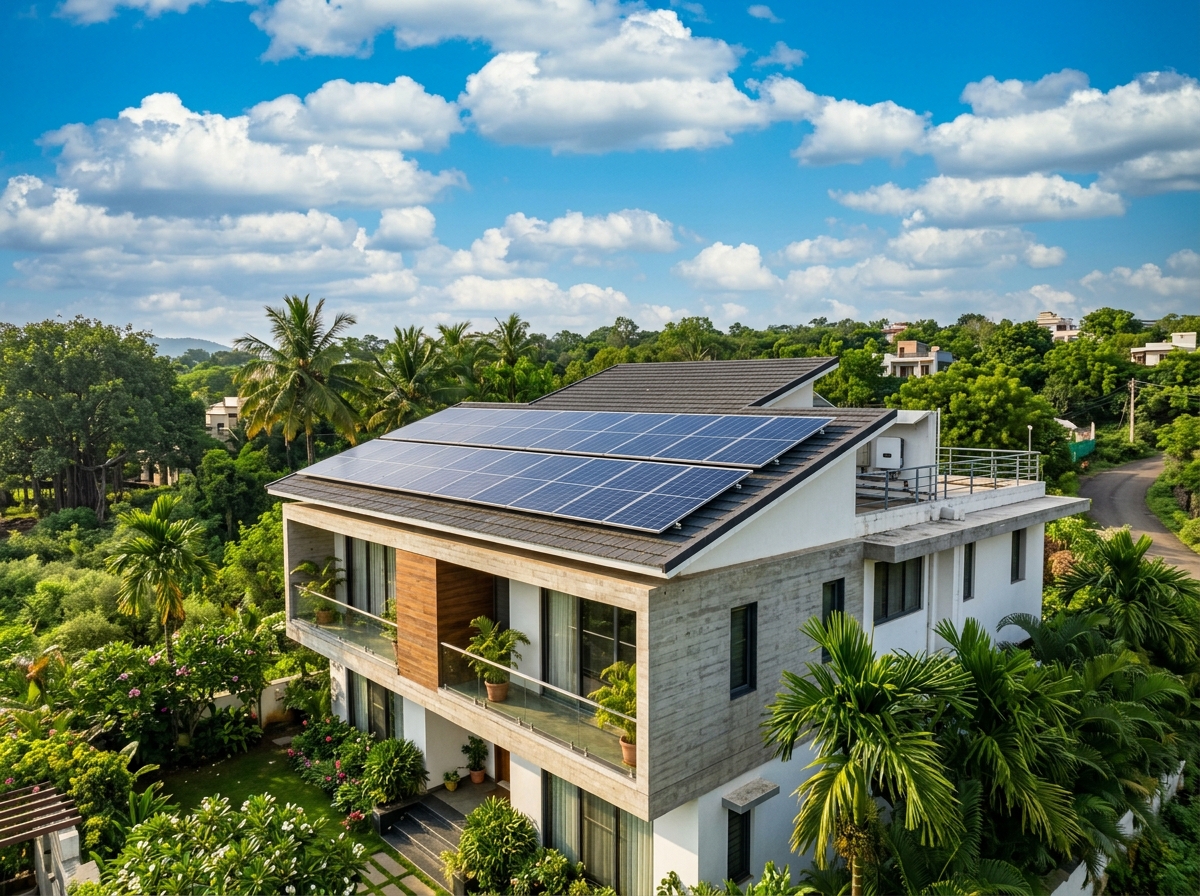 Modern Rooftop Solar Installation